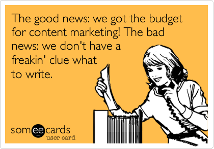 content marketing funny image